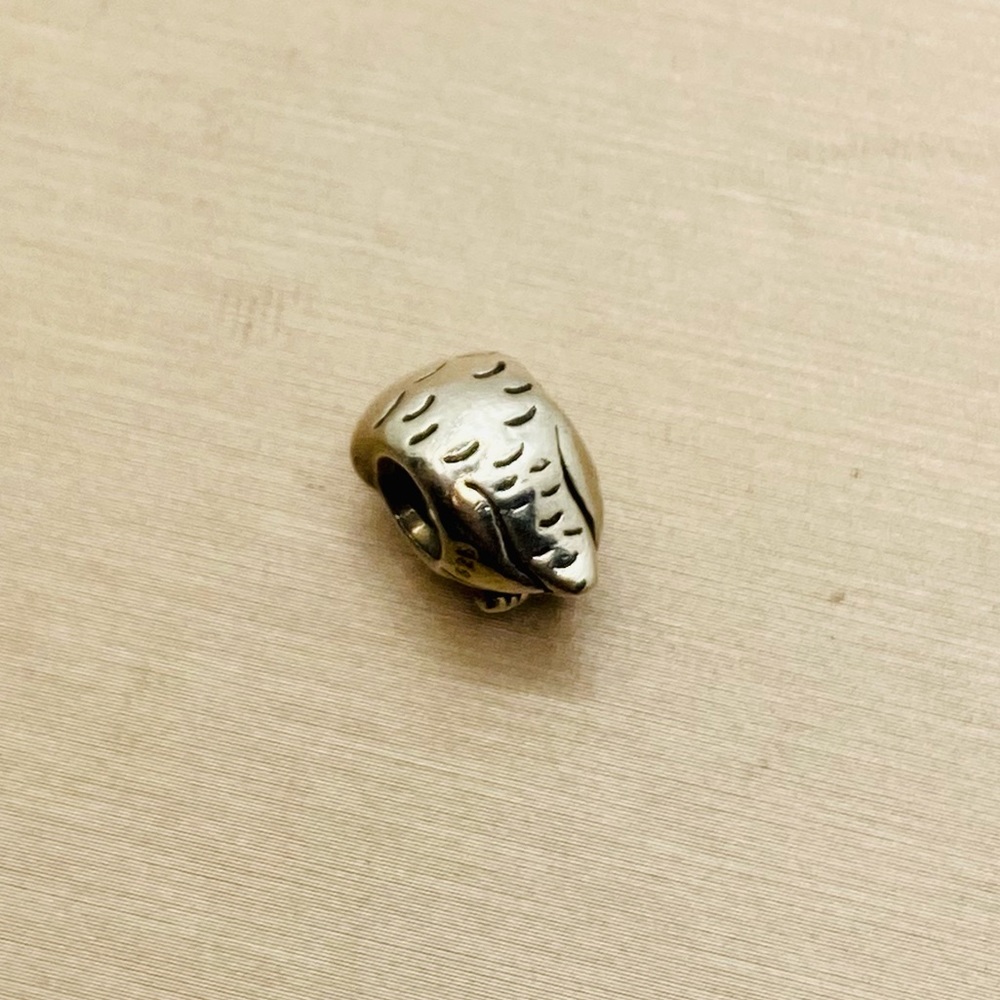 EUC Pandora 790278 Sterling Silver Owl Animal Charm - RETIRED - Picture 5 of 8